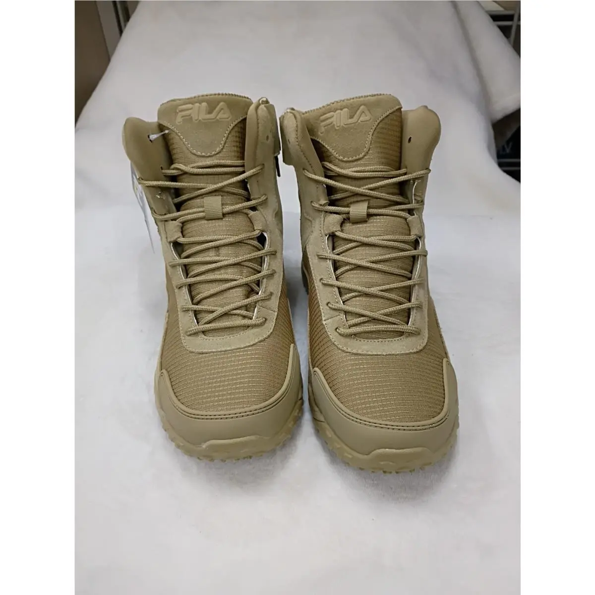 Fila shoes - Fila Chastizer 6 Inch Slip Resistant Soft Toe Work - 1LM01693 - Beige 2