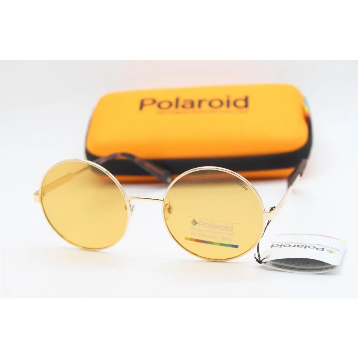 Polaroid Pld 4052/S L7QHE Gold Tortoise Sunglasses W/case 55-20