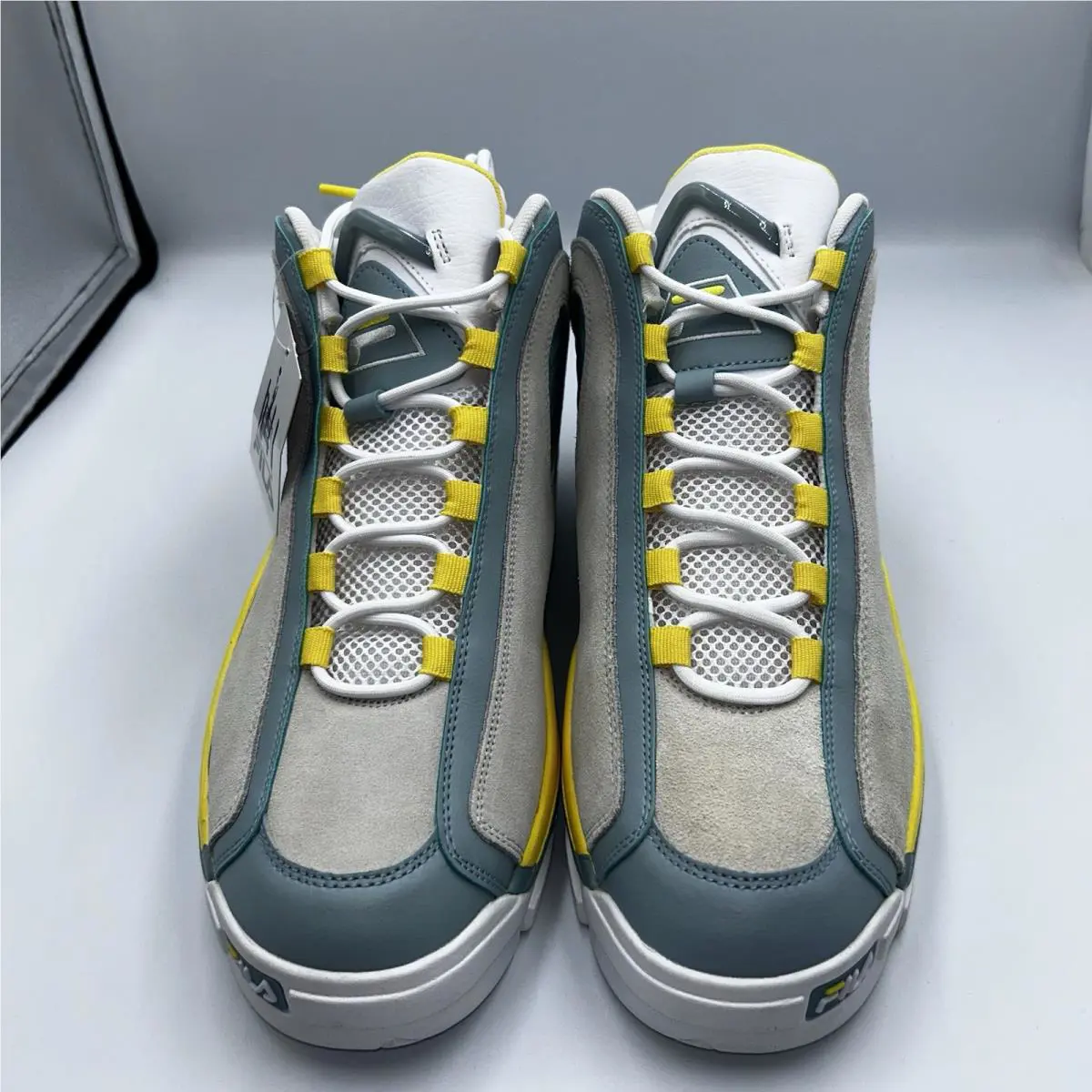Fila shoes - Fila Grant Hill 2 - Grant Hill - 1BM01881 - Green Gray Yellow (UPC: 0633641338272) 2