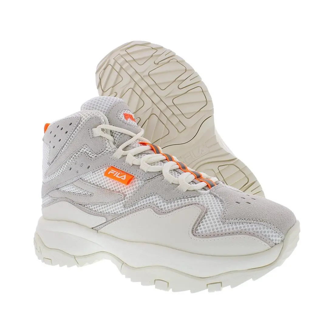 Fila Ranger Boot Mens Shoes Size 8 Color: Cream/orange