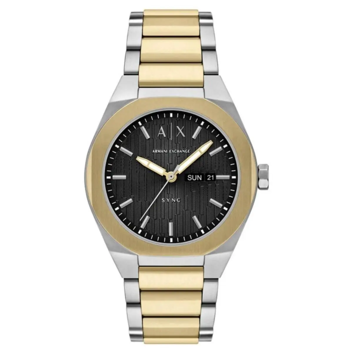 Men`s Sync Black Dial Watch - AX4298 by Armani Exchange