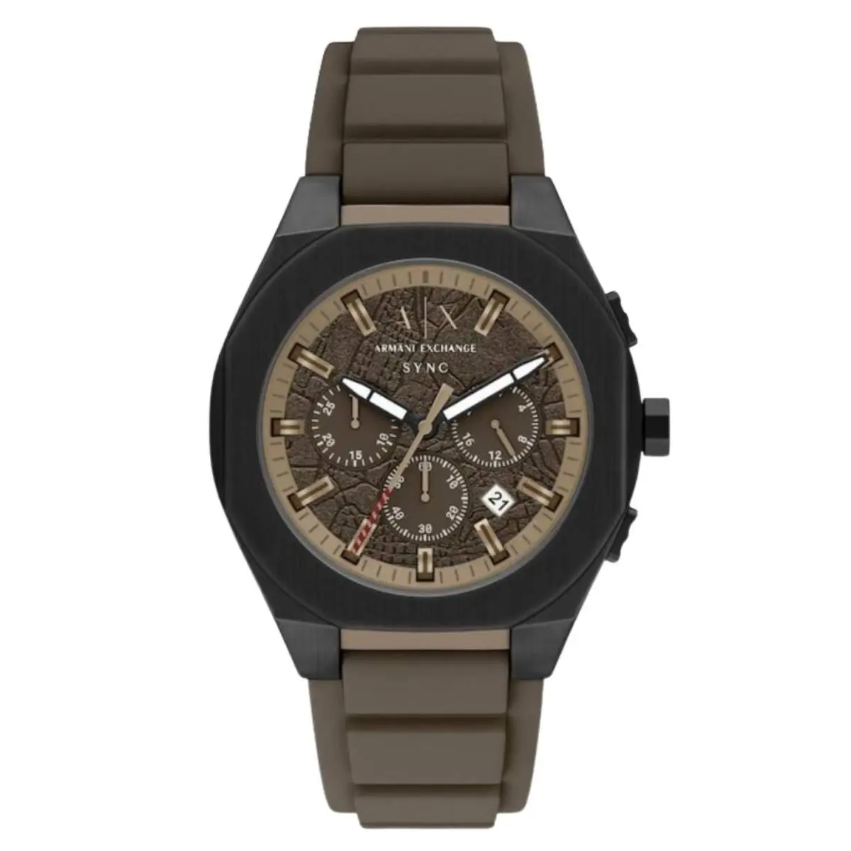 Men`s Sync Brown Dial Watch - AX4293 by Armani Exchange