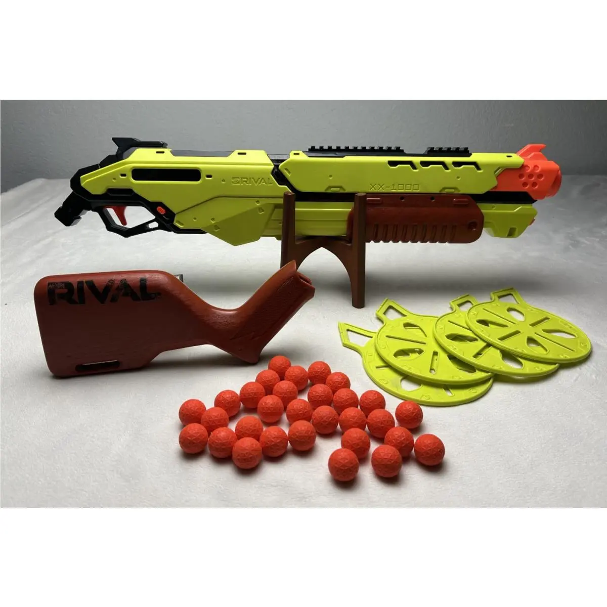 Nerf Rival Edge Series Saturn XX-1000 - w/ Target Parts - 30 Rounds Ammo