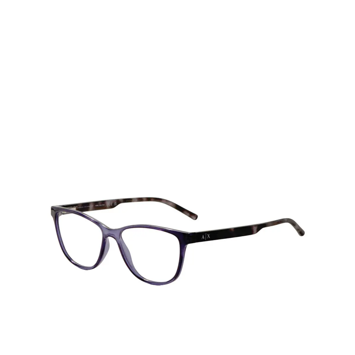Women`s 53mm Shiny Blue Opticals AX3047-8237-53 by Armani Exchange