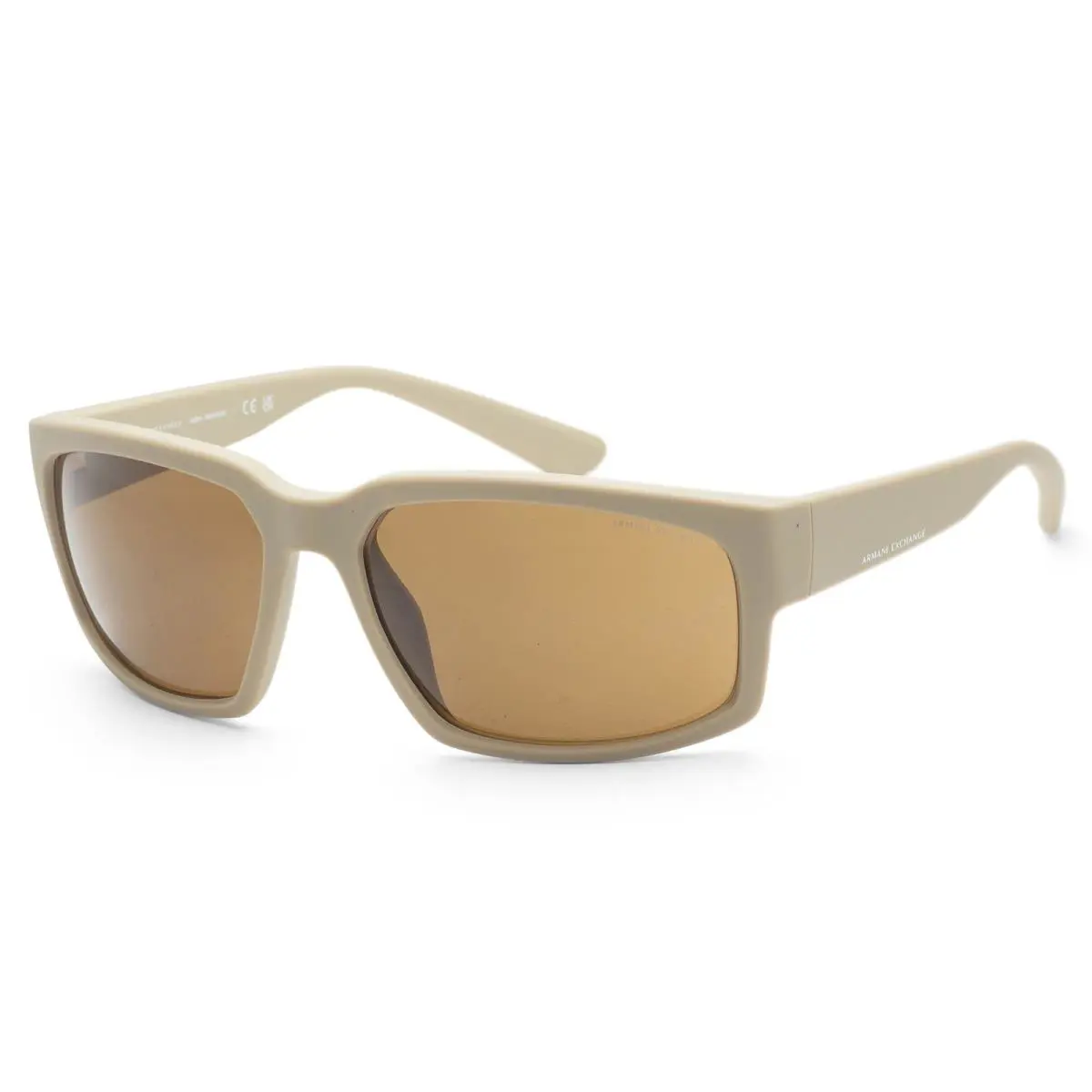 Armani Exchange Men`s 61mm Matte Beige Sunglasses AX4142SU-834873-61