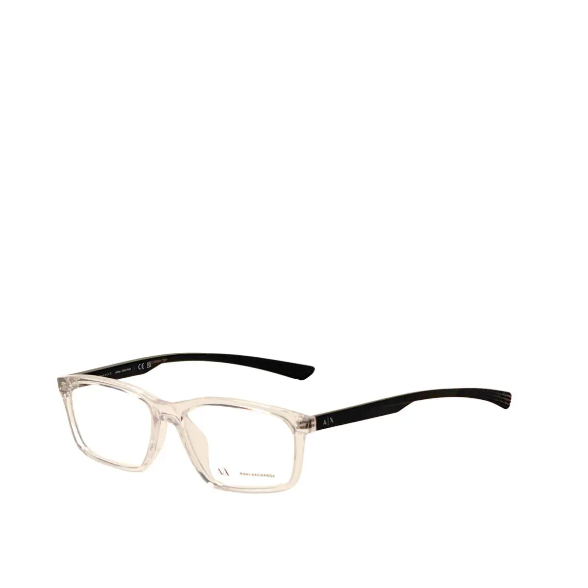 Armani Exchange Men`s 56mm Shiny Crystal Opticals AX3108U-8333-56