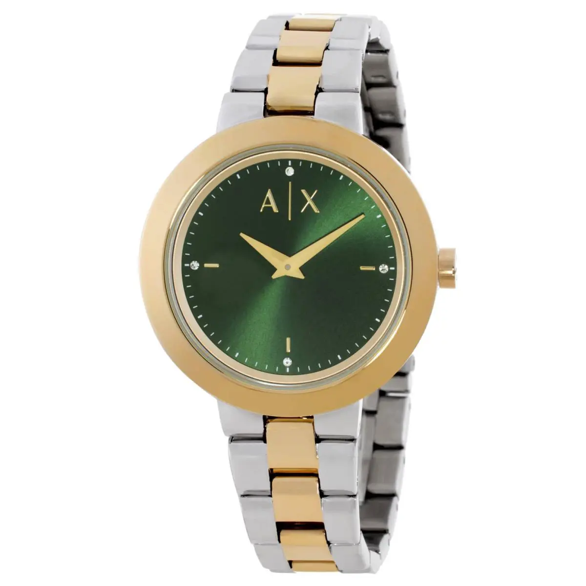 Jackie Quartz Green Dial Ladies Watch AX5176 by Armani Exchange