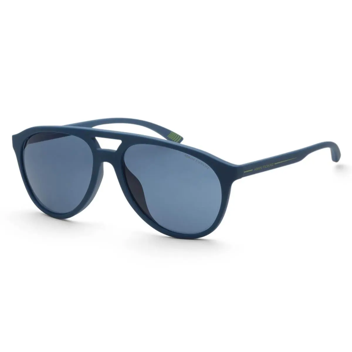 Men`s 59mm Matte Dark Blue Sunglasses AX4156SU-837680-59 by Armani Exchange