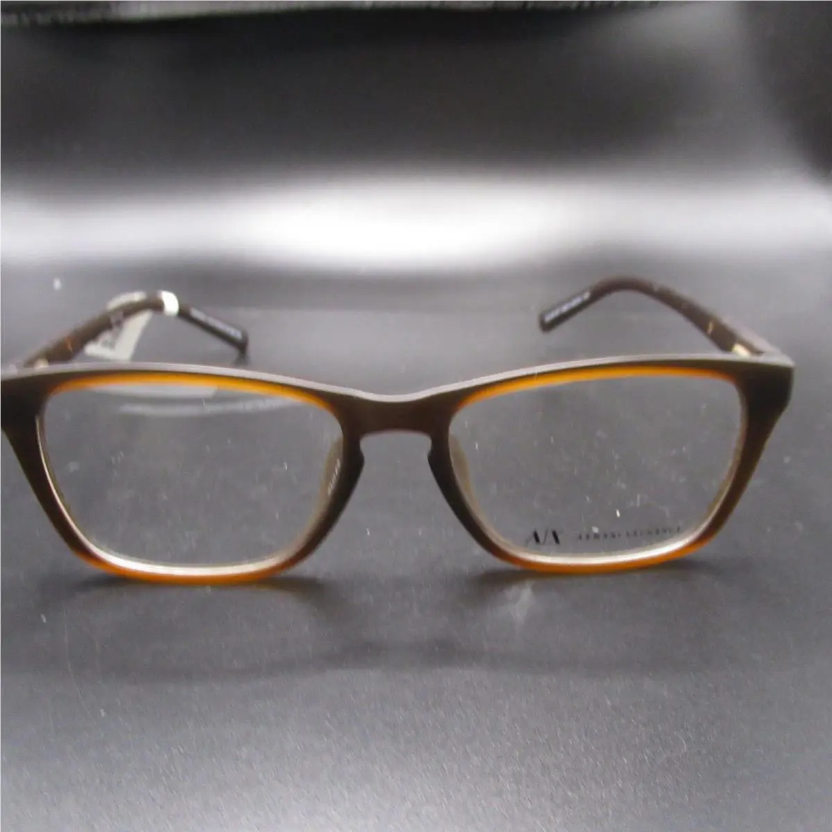 Armani Exchange AX 3012F 8083 Brown Orange Full Rim Eyeglass Frames 54-16-145