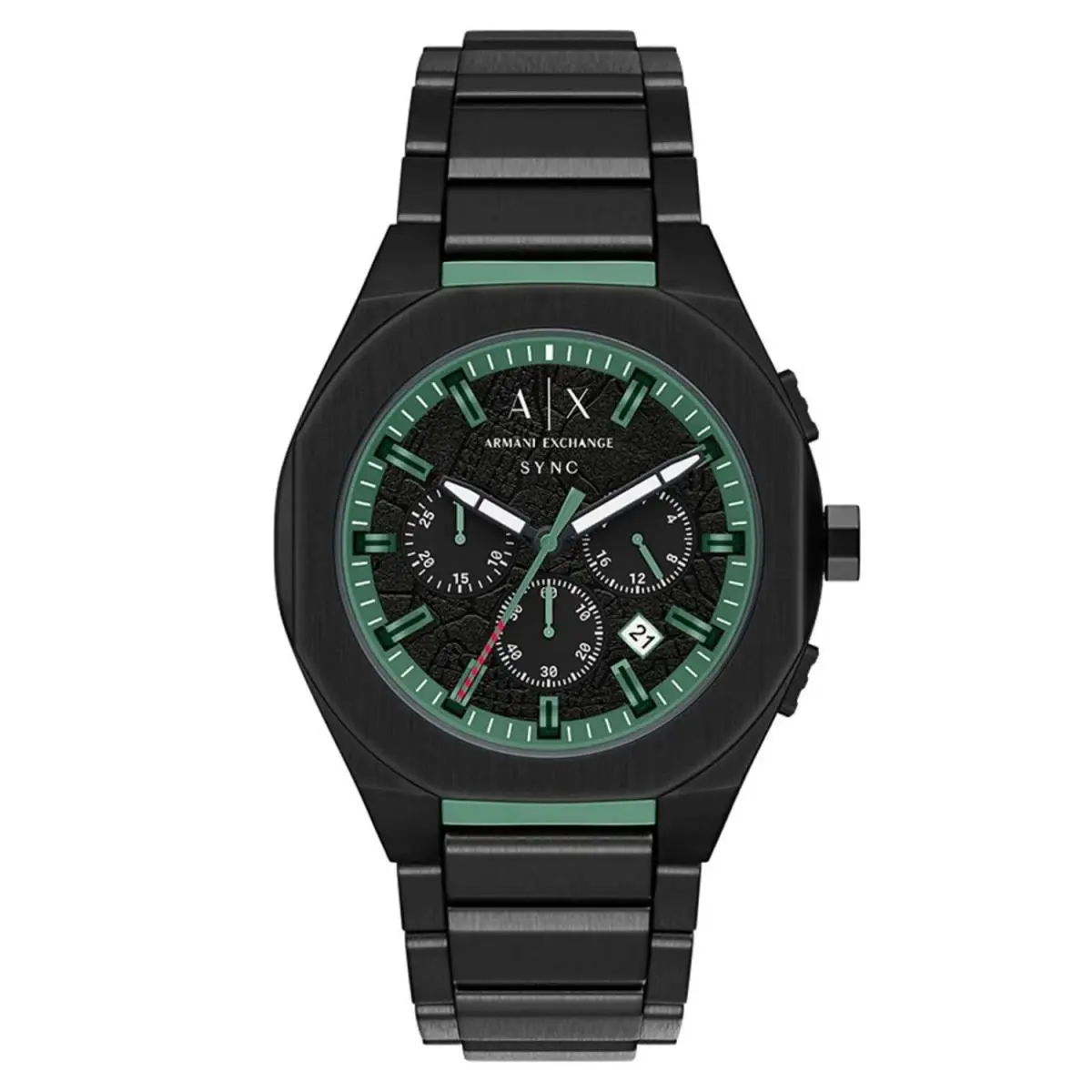 Men`s Sync Black Dial Watch - AX4294 by Armani Exchange