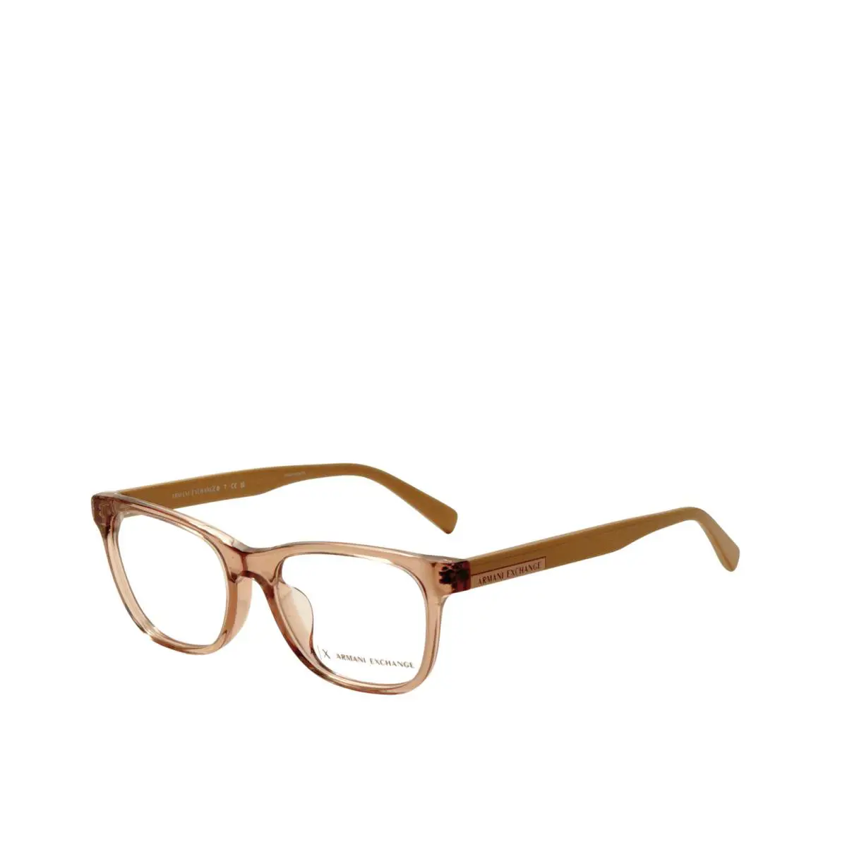 Women`s 52mm Shiny Transparent Tundra Opticals AX3057F-8240-52 by Armani Exchange