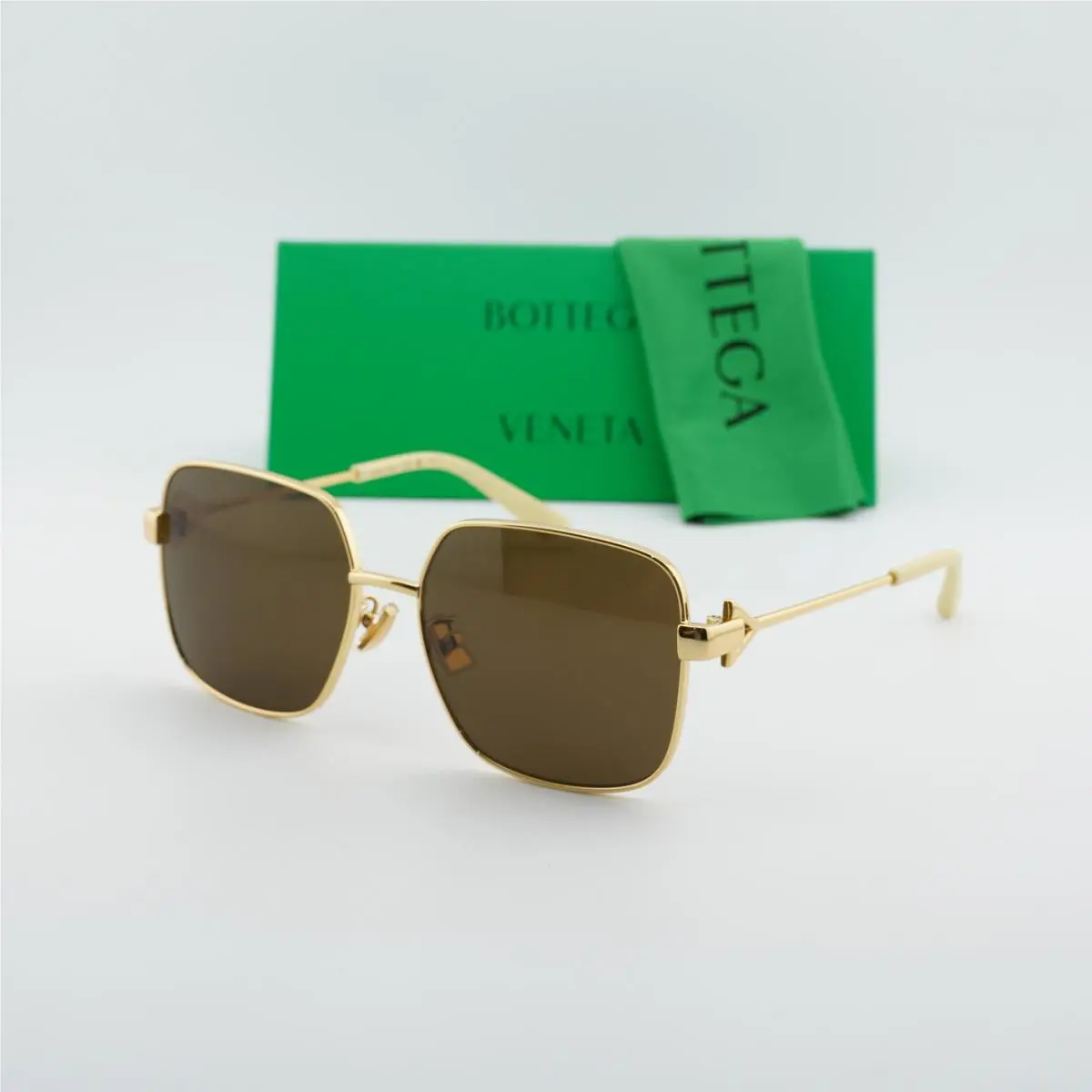 Bottega Veneta BV1199S 002 Gold/brown 59-17-140 Sunglasses
