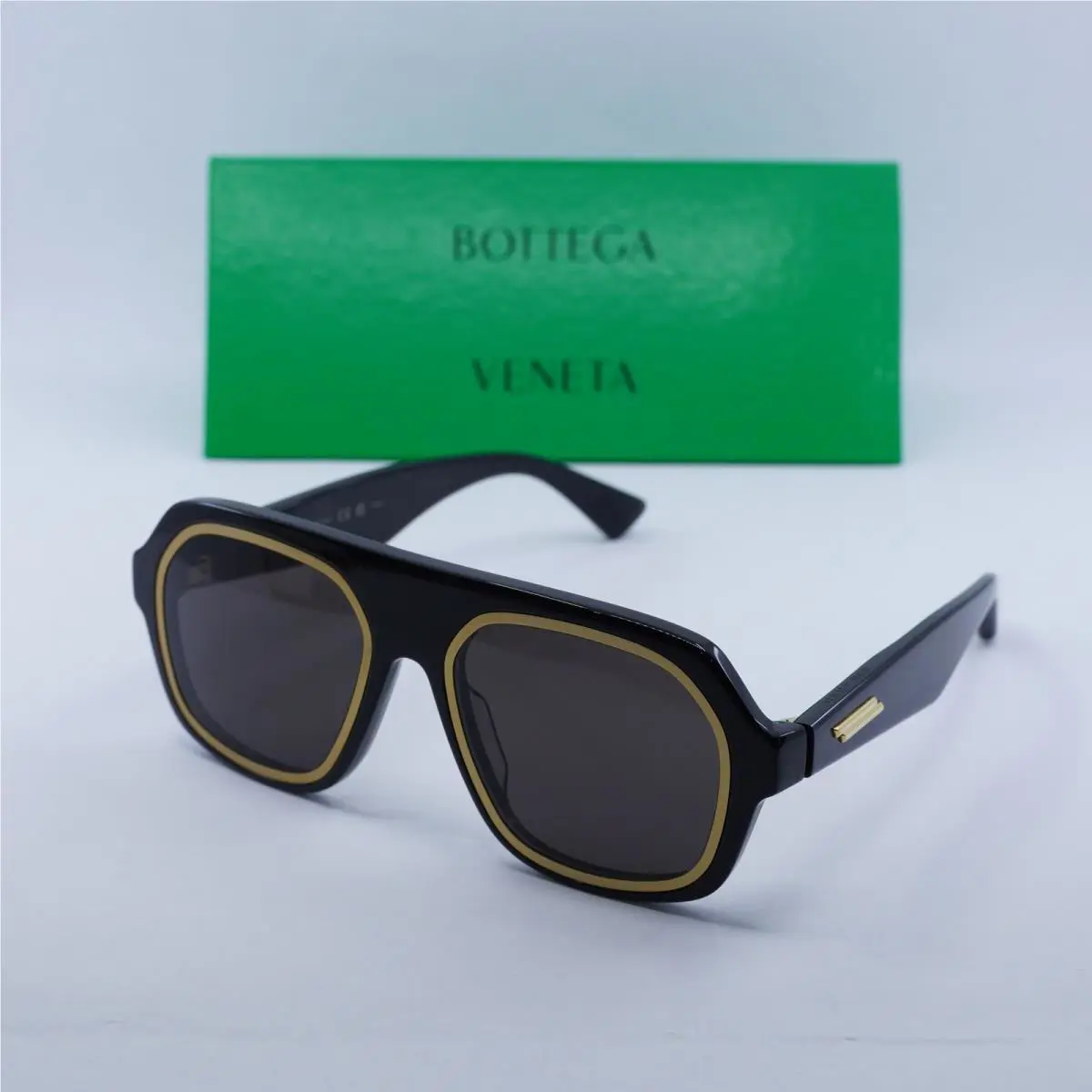 Bottega Veneta BV1217S 001 Black/grey 53-19-145 Sunglasses