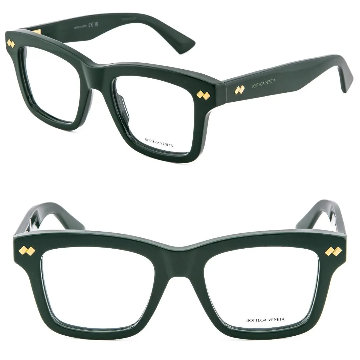 Bottega Veneta Dizzy 1353 BV1353O Green Optical Frame Intrecciato Eyeglasses 008