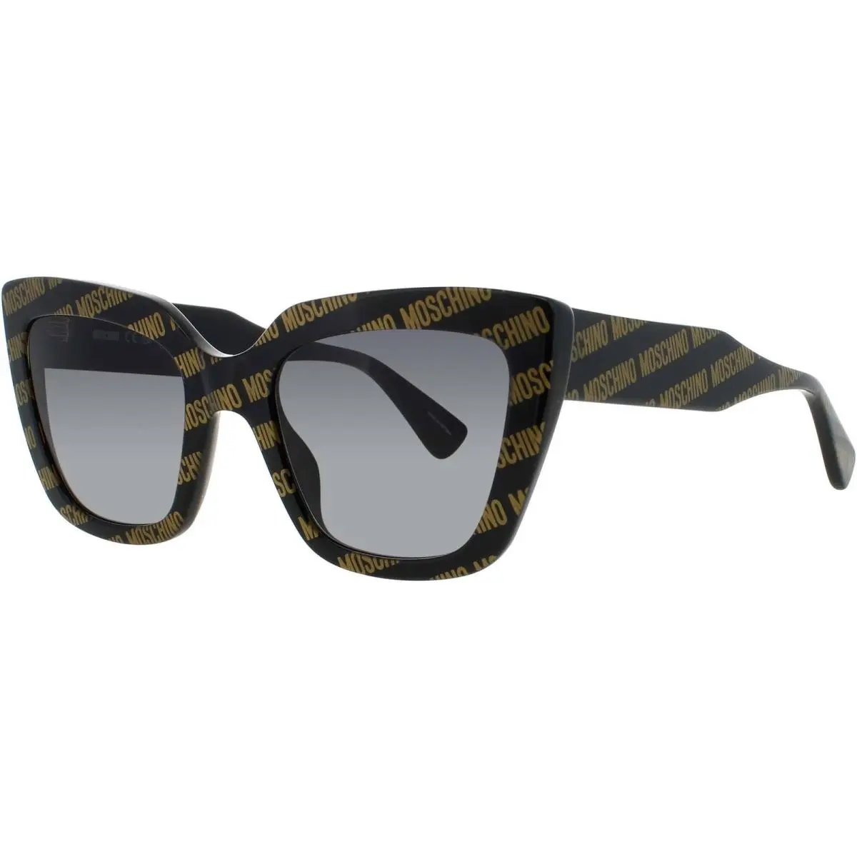 Moschino Women`s Sunglasses Patterned Black Plastic Frame MOS148/S 7RM/9O