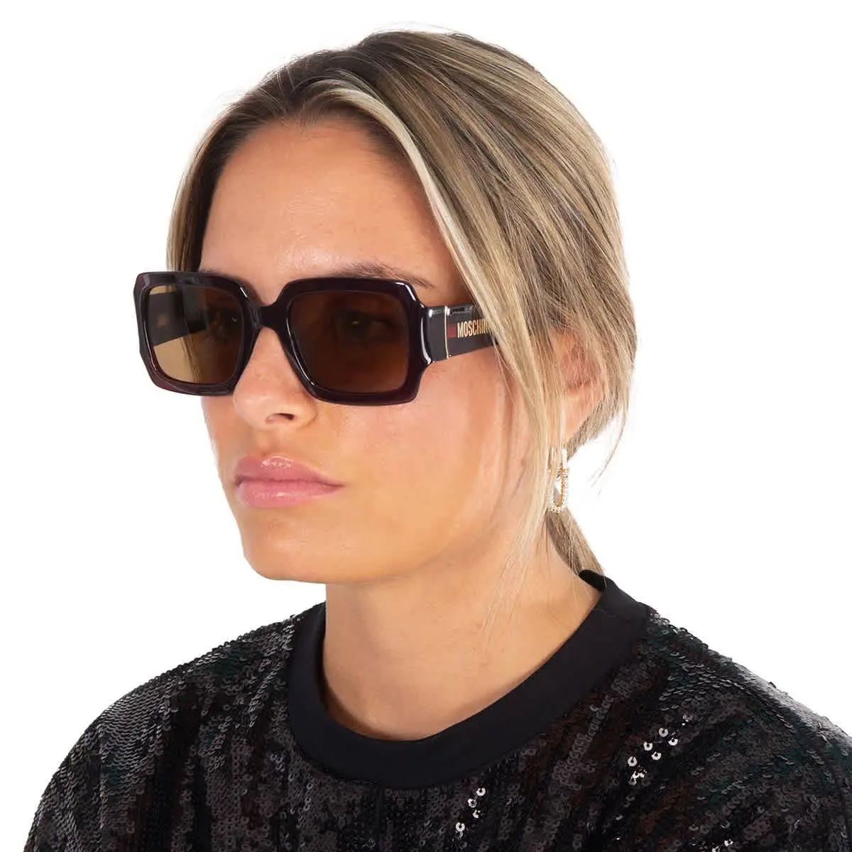 Moschino Amber Square Ladies Sunglasses MOS063/S 0C9A/70 53 MOS063/S 0C9A/70 53