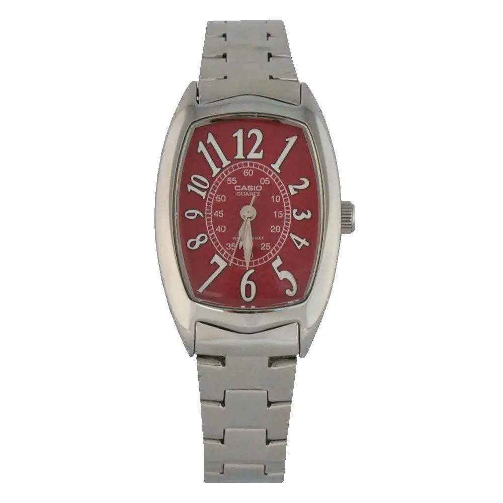 Casio Women`s Core LTP1208D-4B Silver Stainless-steel Quartz Watch - Dial: Silver, Band: Silver, Bezel: Silver