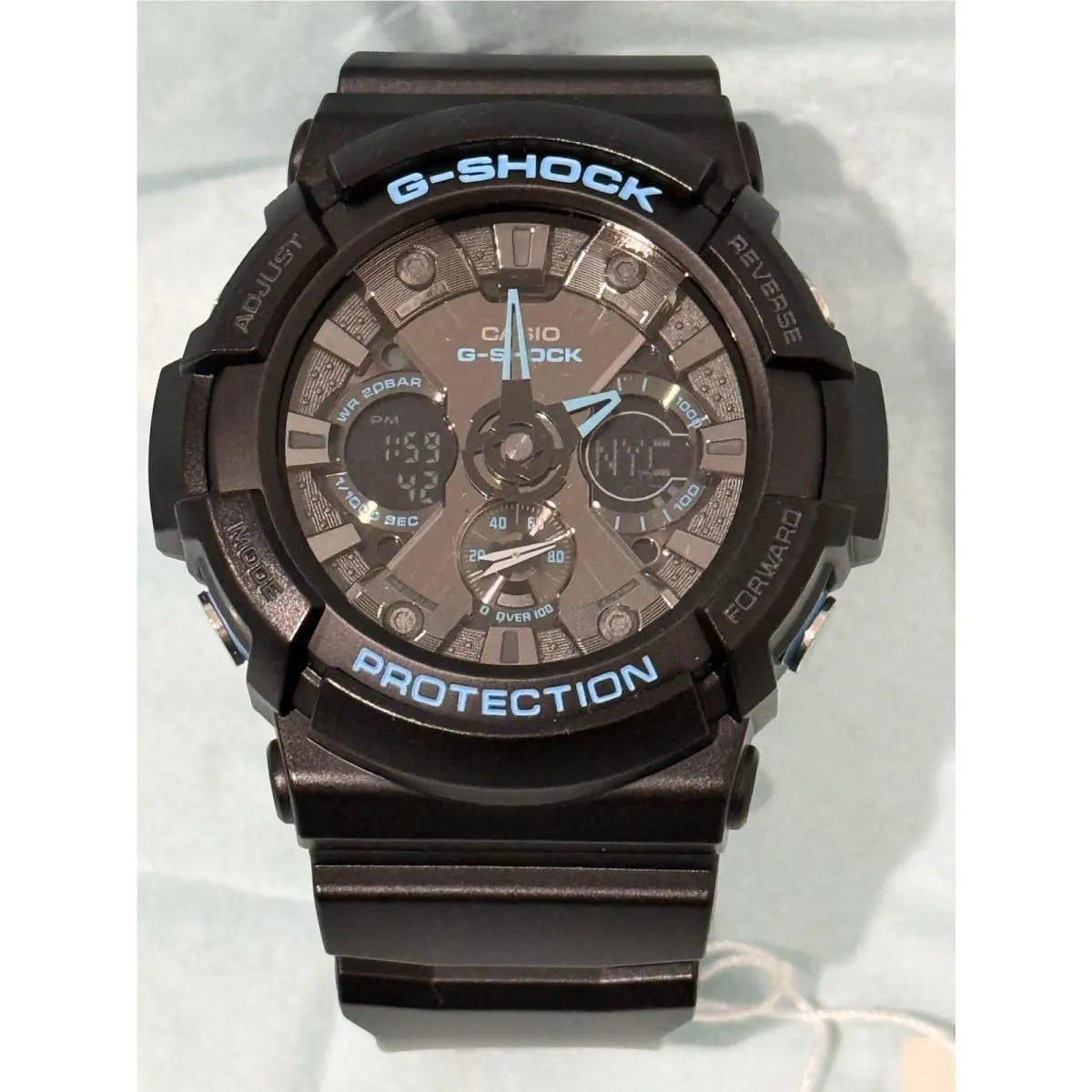 G-shock GA-201BA-1A Black Blue Men’s Watch by Casio
