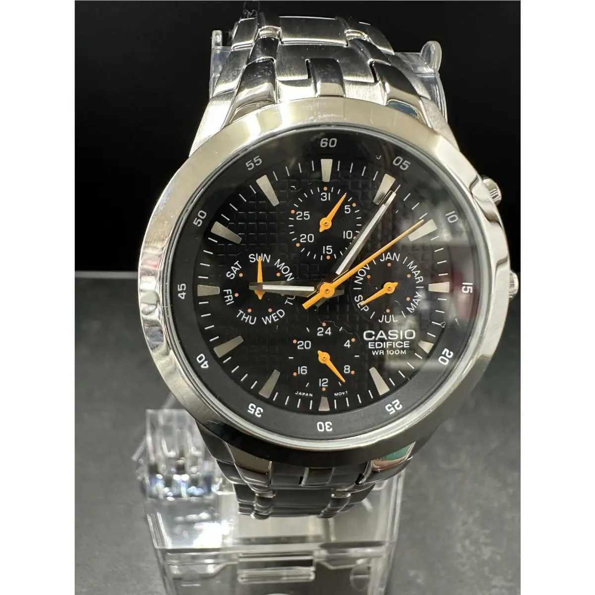 Casio Edifice EF312D-1AV Analog Stainless Steel Band Men’s Watch
