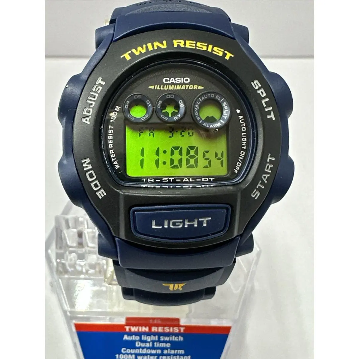 Casio TRT-100H-2A Blue Resin Band Men’s Watch