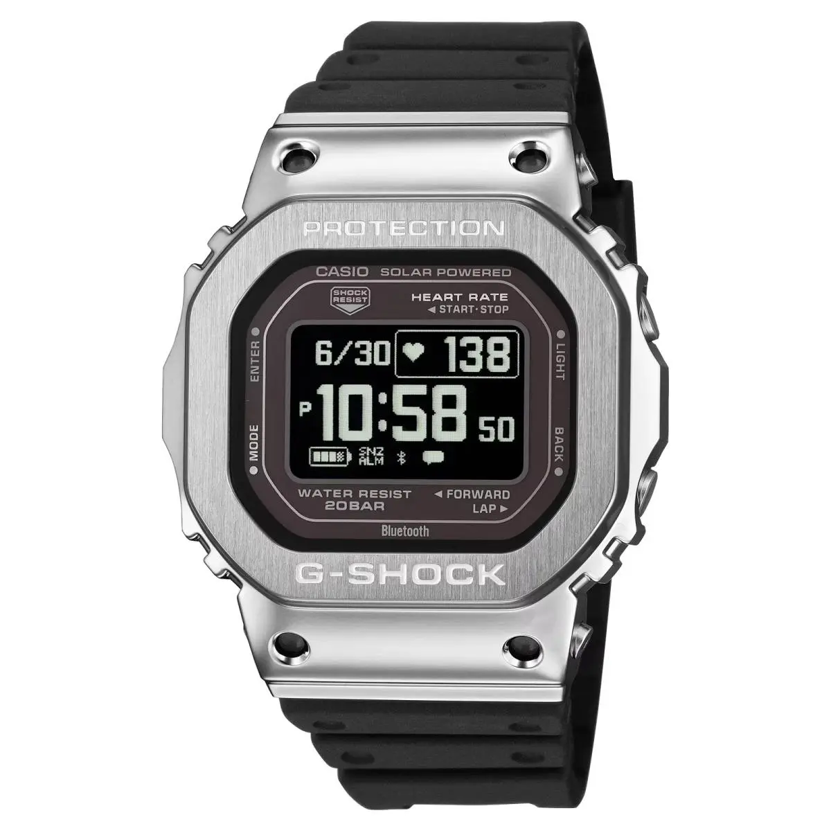 G-shock GM-H5600 Series Black Dial Resin Band Watch GMH5600-1 by Casio