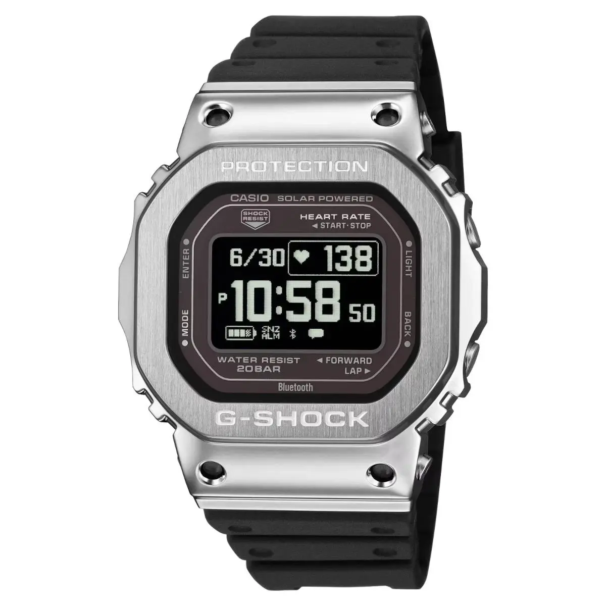 G-shock GM-H5600 Series Black Dial Resin Band Watch GMH5600-1 by Casio