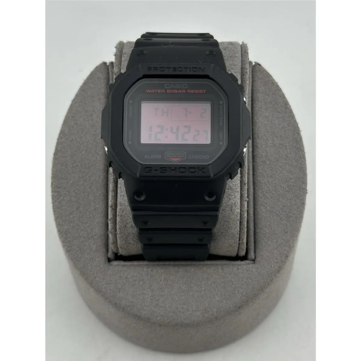Casio G-shock Black Bold Red Digital Resin Watch DW5600BBR-1