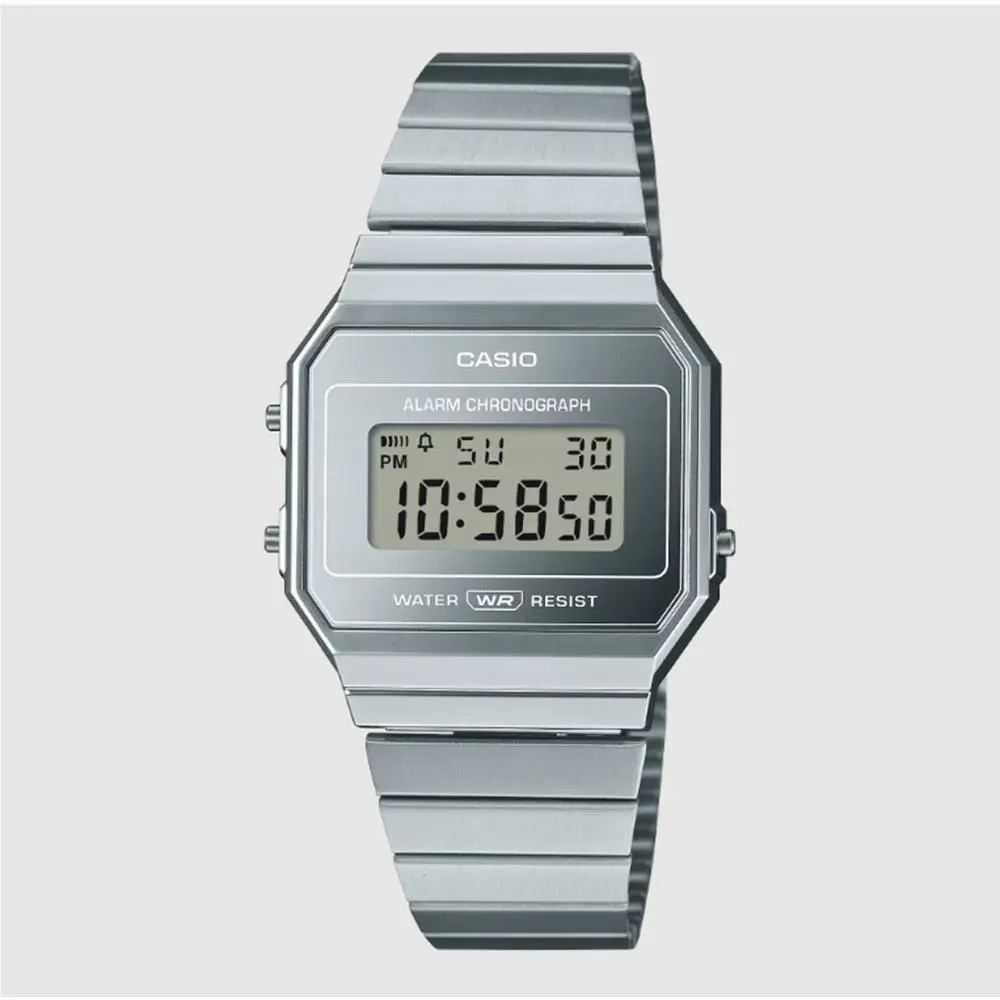Casio A700WEV-7AVT Watch Silver