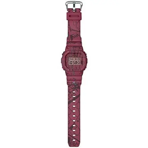 G-shock Treasure Hunt Series DW-5600SBY-4JR - Red by Casio