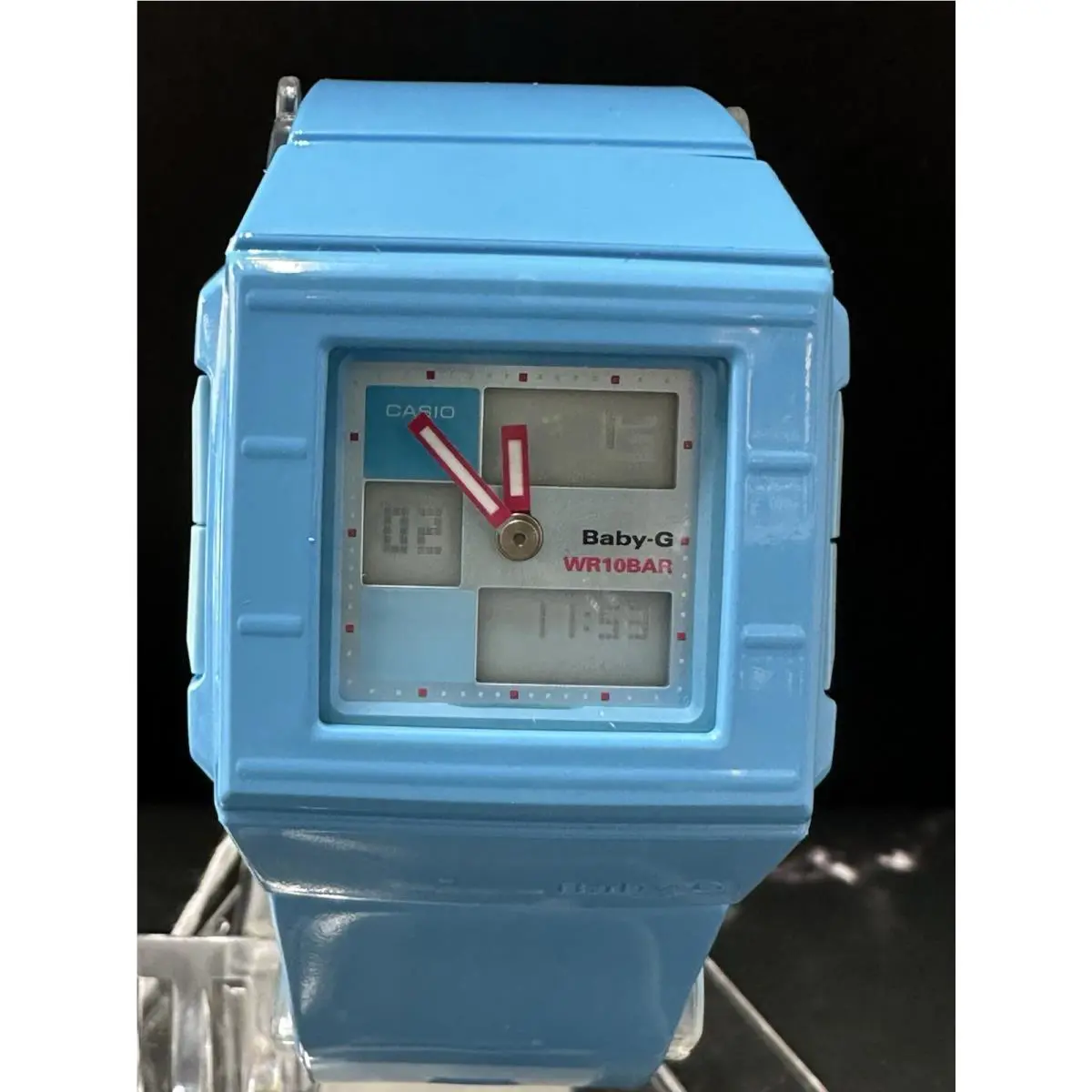 Casio Baby-g BGA200-2E Blue Resin Band Lady’s Watch