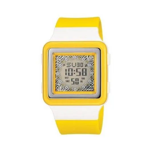 Casio LDF-23-9A Women`s Yellow Digital Watch LDF23-9A