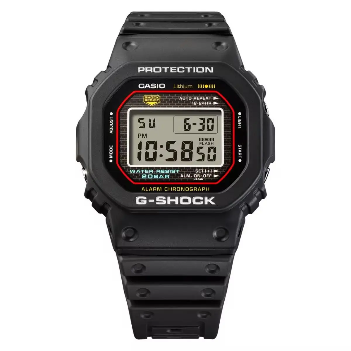 Casio Men`s G-shock Digital Black Quartz Watch - DW-5000R-1ADR