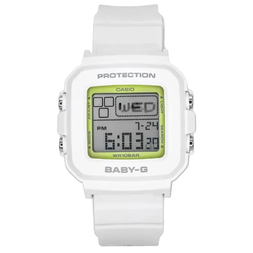 Casio G-shock Baby-g Digital Watch White Resin BGD10K-7