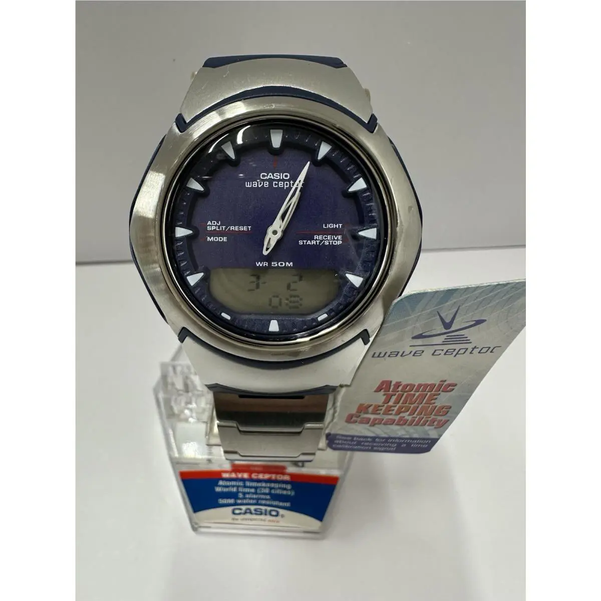 Casio WVA-104HD-2A Atomic Time Keeping Wave Ceptor Men’s Watch