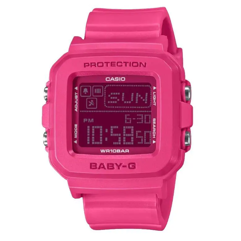 Casio G-shock Baby-g Digital Watch Pink Resin BGD10K-4