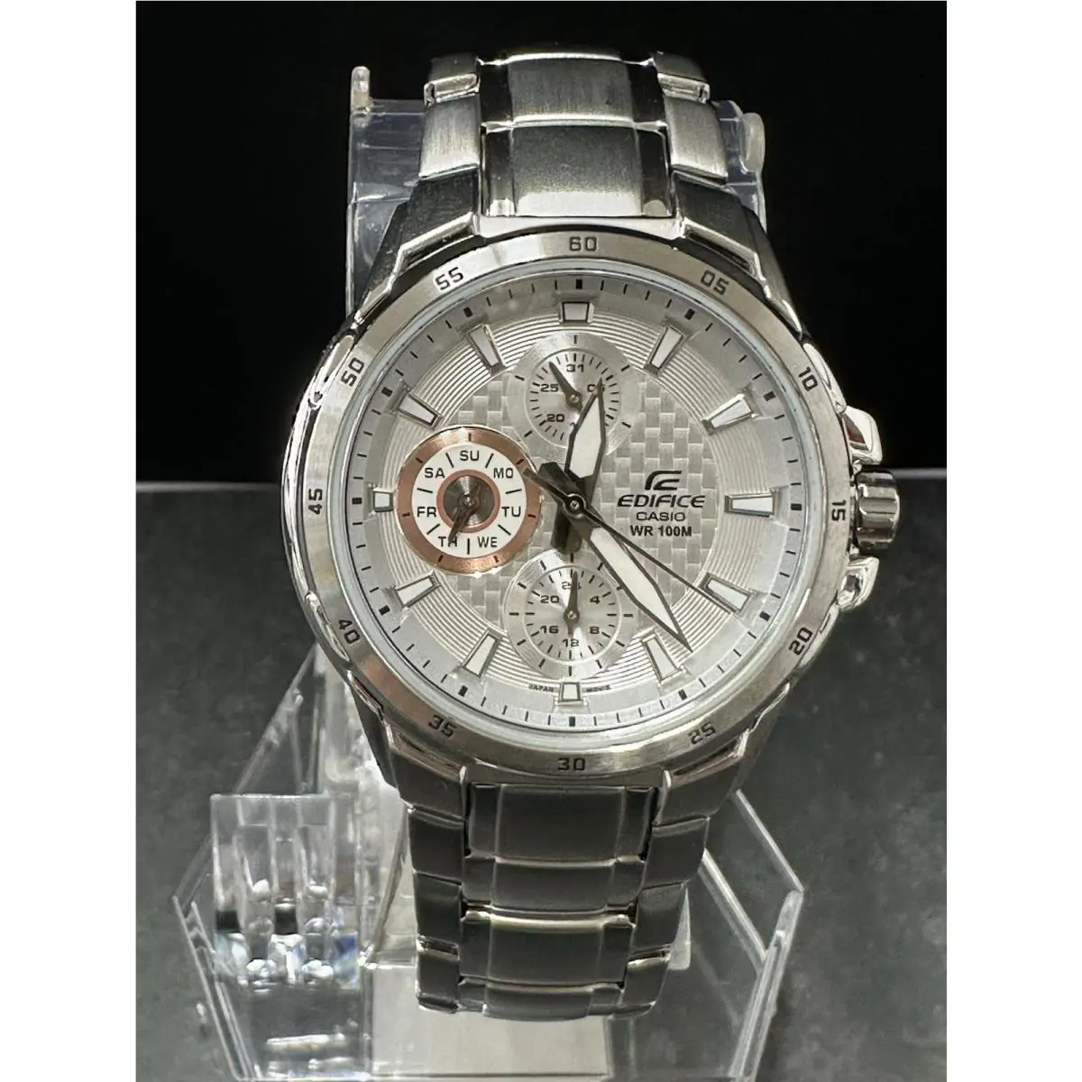 Casio Edifice EF337D-7A Stainless Steel Band Men’s Watch