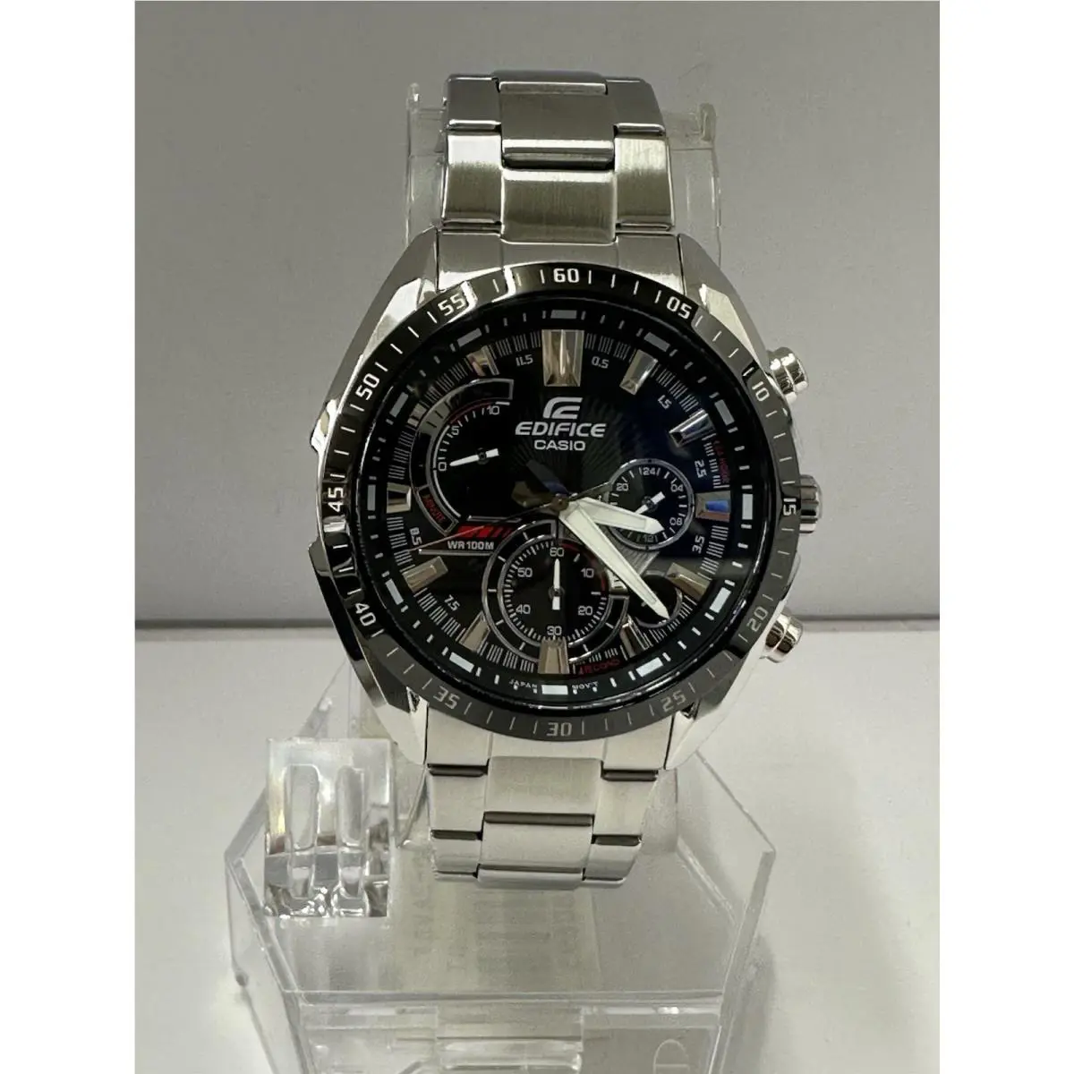 Casio Edifice EFR-570DB-1A Chronograph Stainless Steel Band Men’s Watch