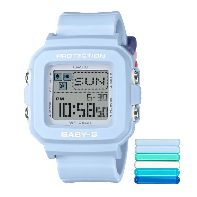 Casio G-shock Baby-g Digital Watch Light Blue Resin BGD-10L-2 Series