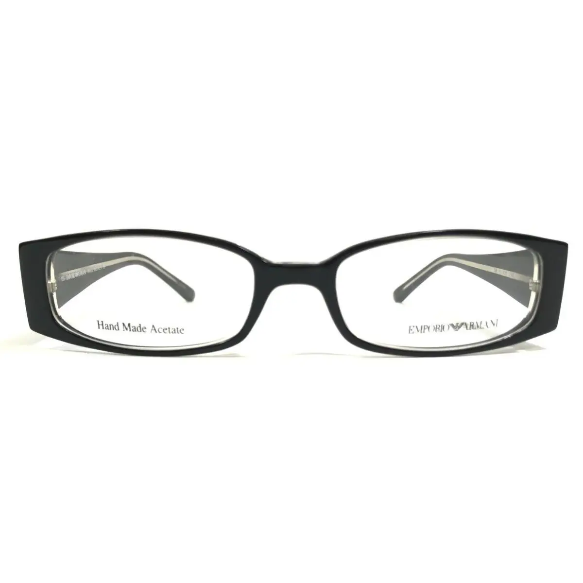 Emporio Armani Eyeglasses Frames EA9011 MH9 Polished Black Clear Oval 50-17-135