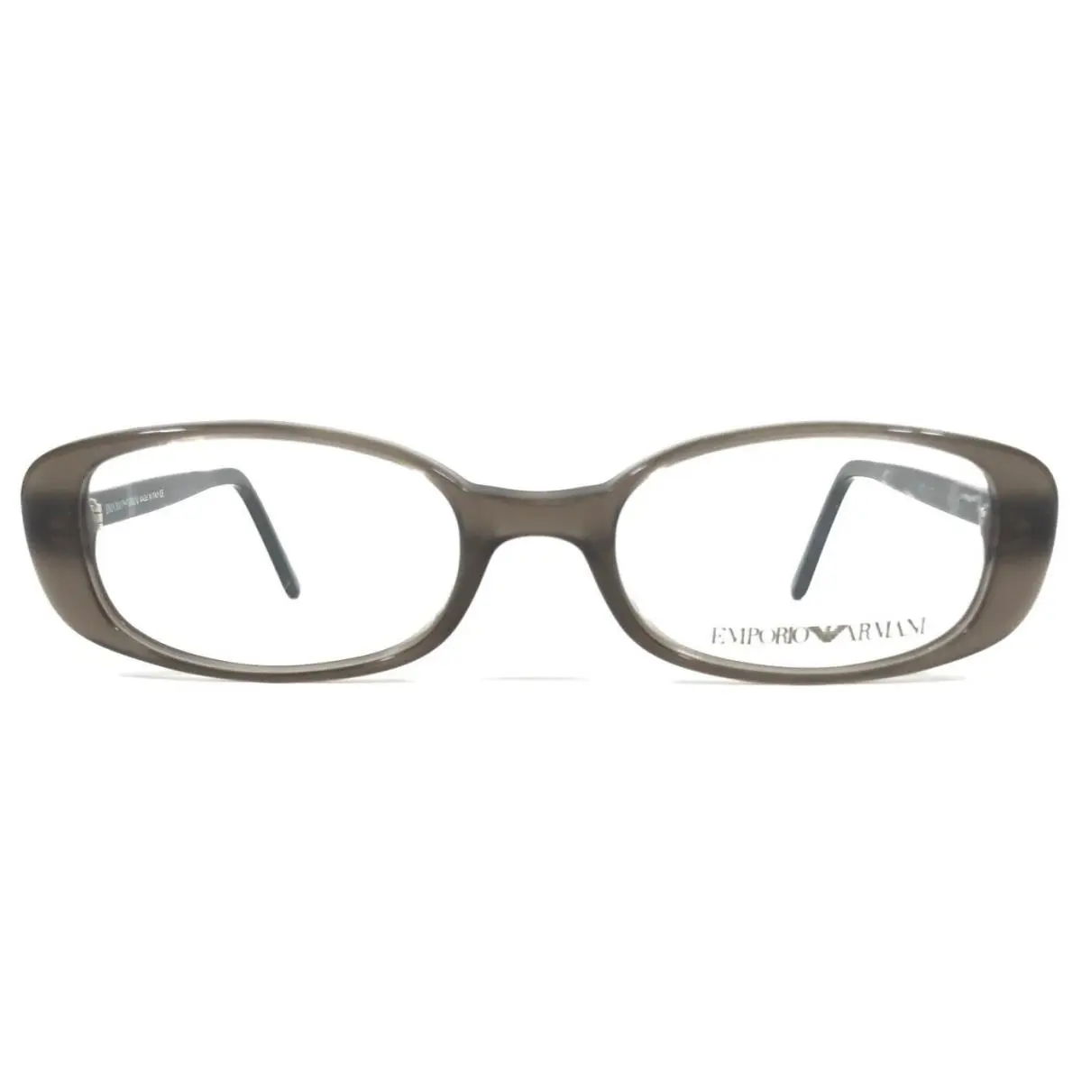 Emporio Armani Eyeglasses Frame 588 317 Brown Black Oval Full Rim 49-18-135