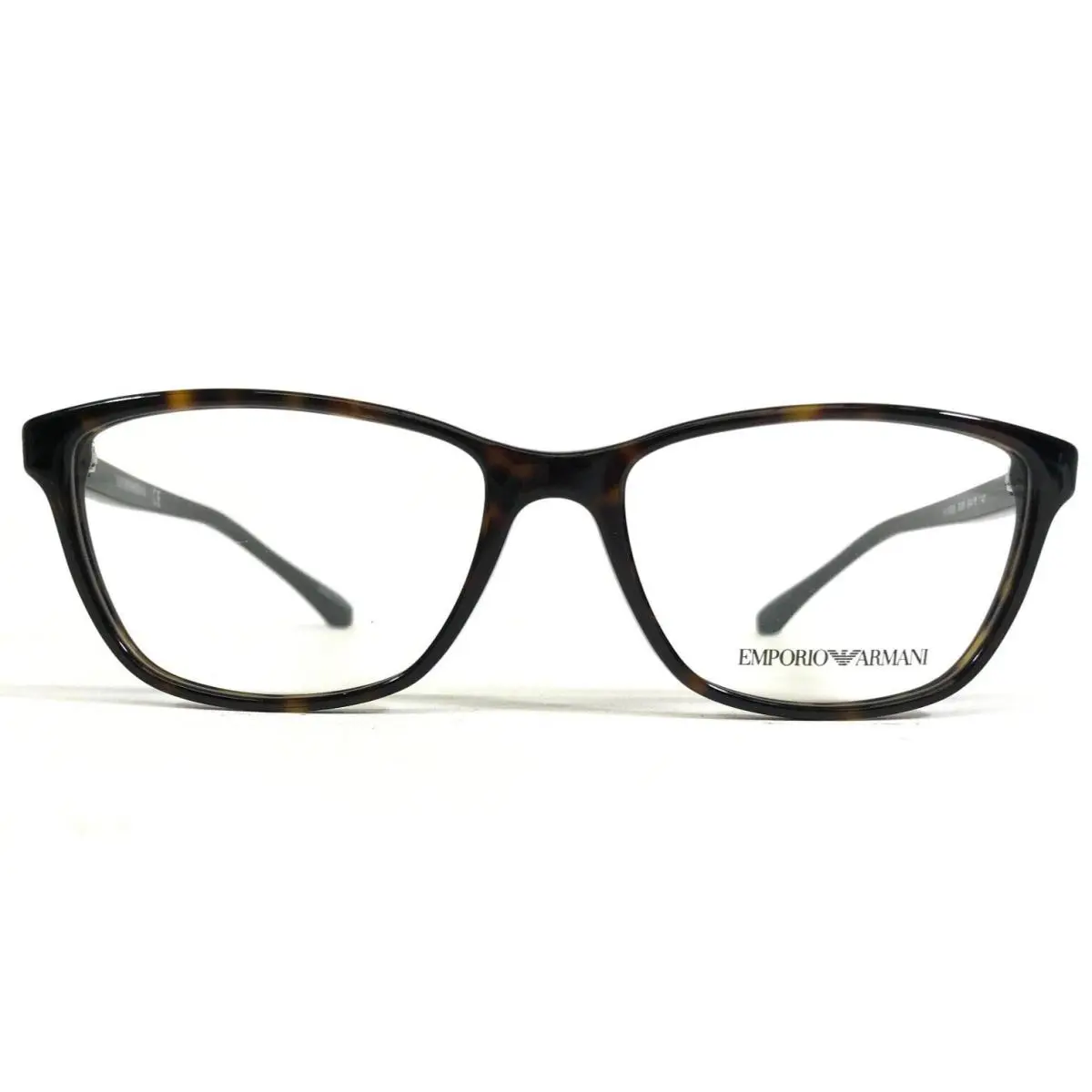Emporio Armani Eyeglasses Frames EA3099 5026 Black Brown Tortoise 54-16-140