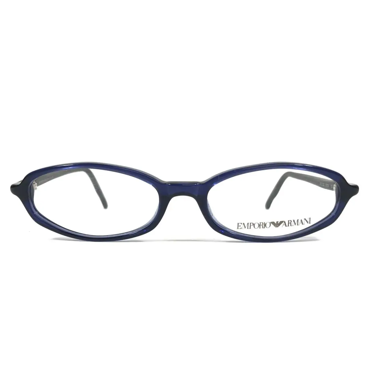 Emporio Armani Eyeglasses Frames 613 223 Navy Blue Black Oval Full Rim 50-16-135