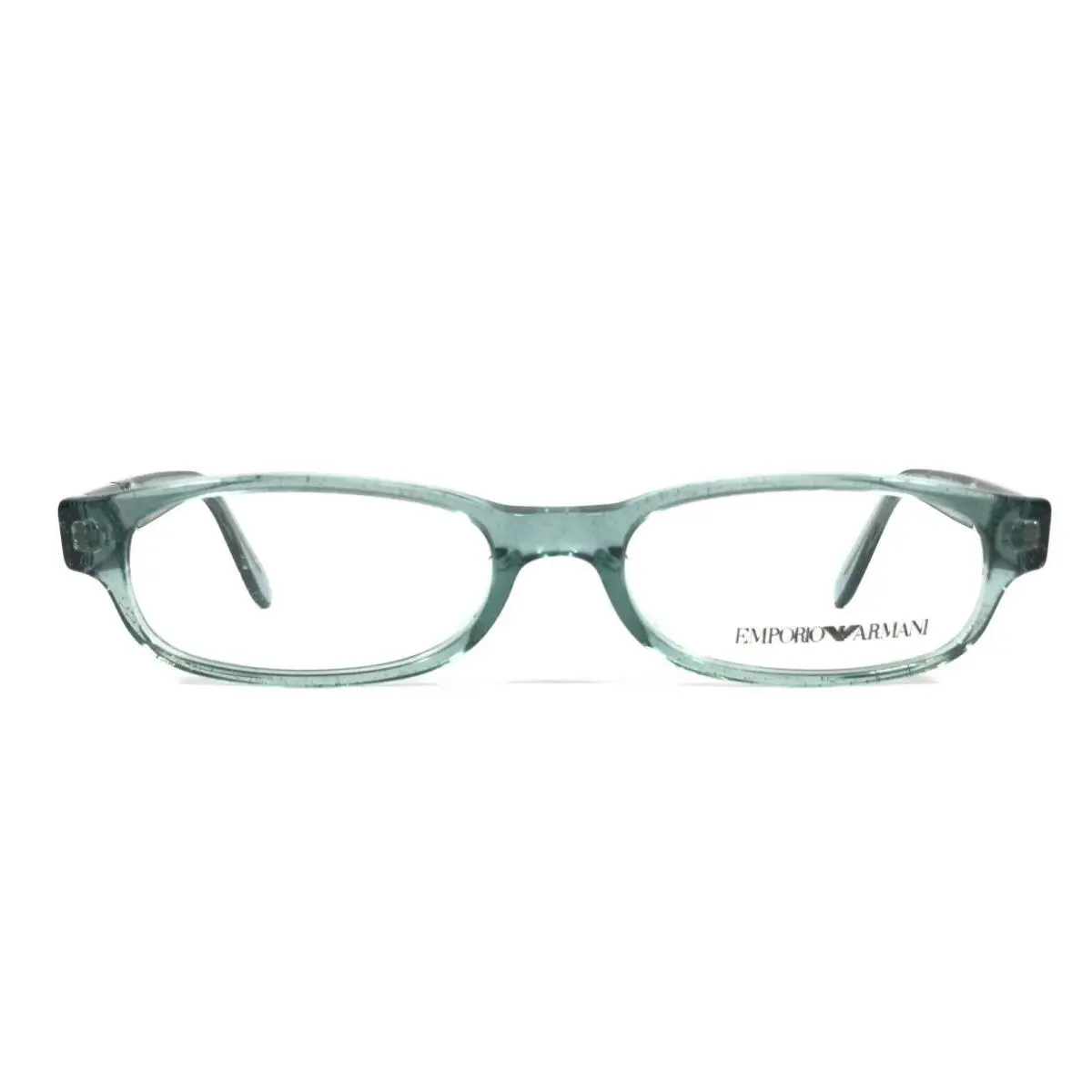 Emporio Armani Eyeglasses Frames 610 371 Crystal Green Aqua Glitter 52-17-140