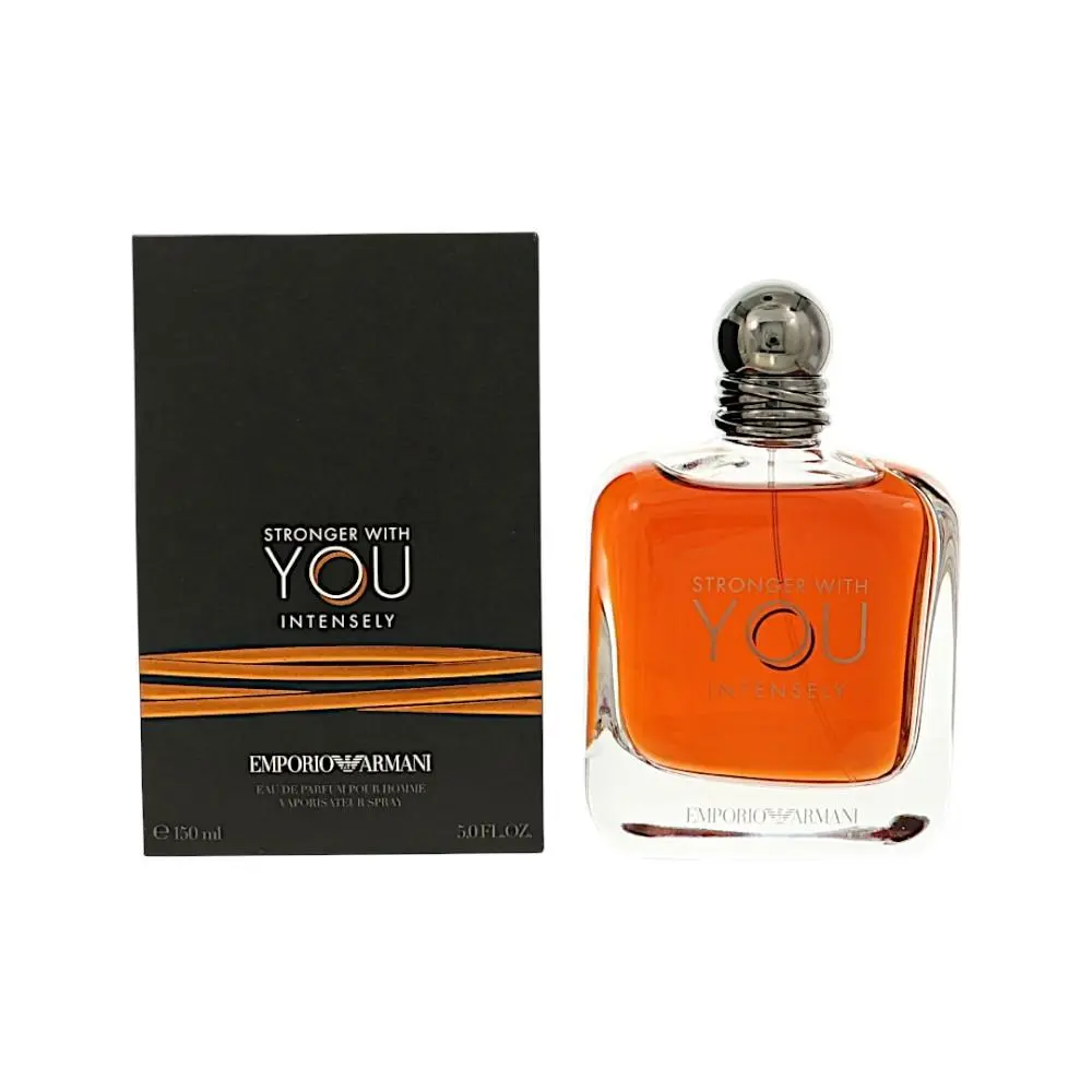 Stronger with You Intensely by Emporio Armani Box For Men 5 Oz Eau De Parfum