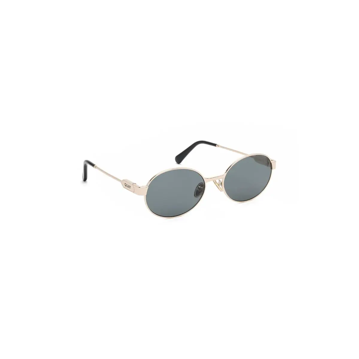 Unisex Sunglasses Quay Australia Anyways - Gold/Black, Frame: Multicolor