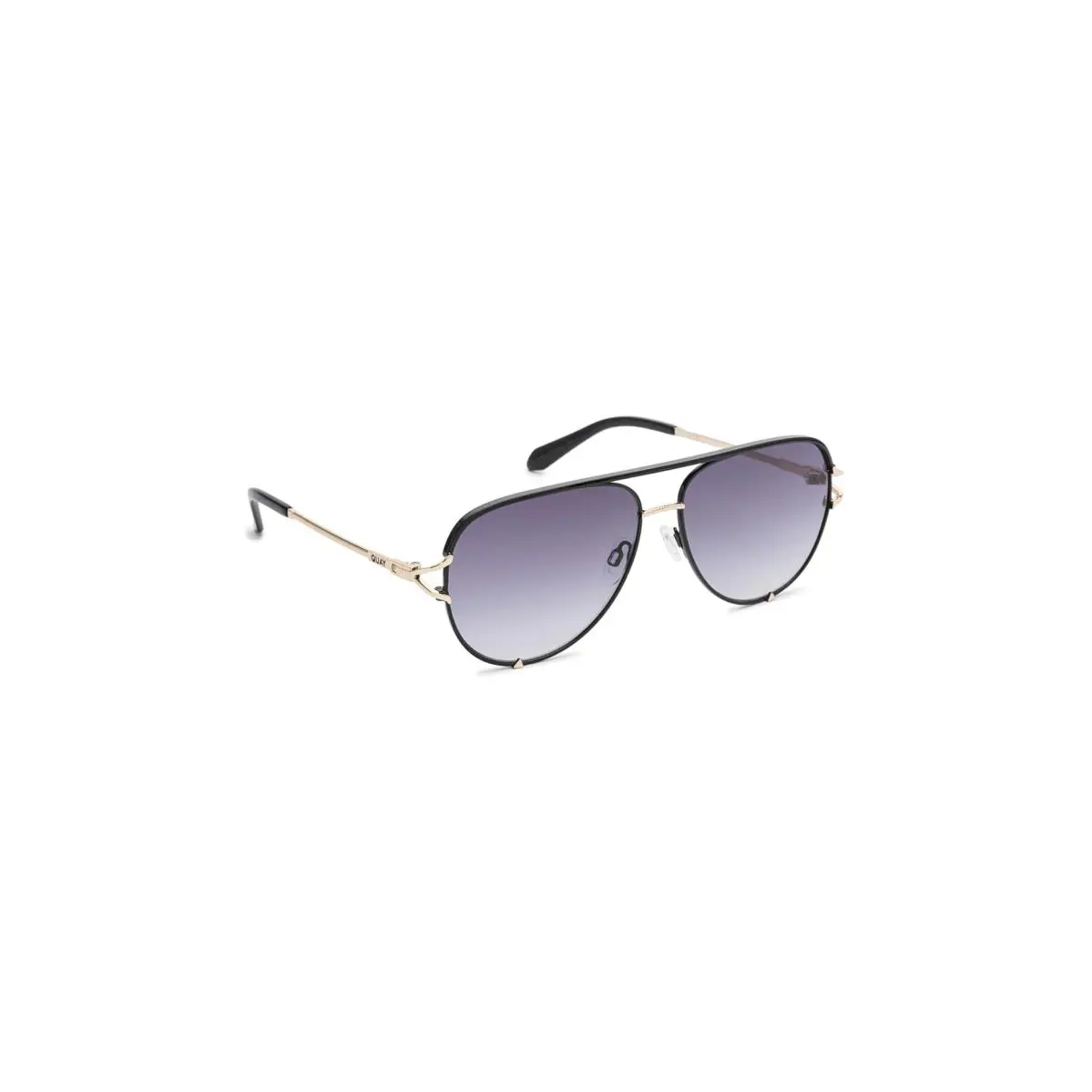 Unisex Sunglasses Quay Australia High Key Twist - Black/Black, Frame: Multicolor