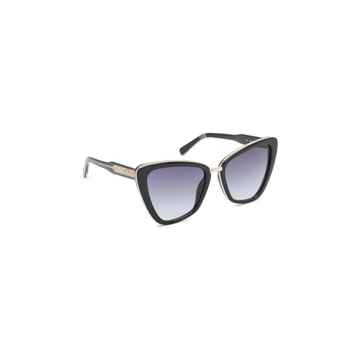 Unisex Sunglasses Quay Australia All Talk - Black/Black, Frame: Multicolor