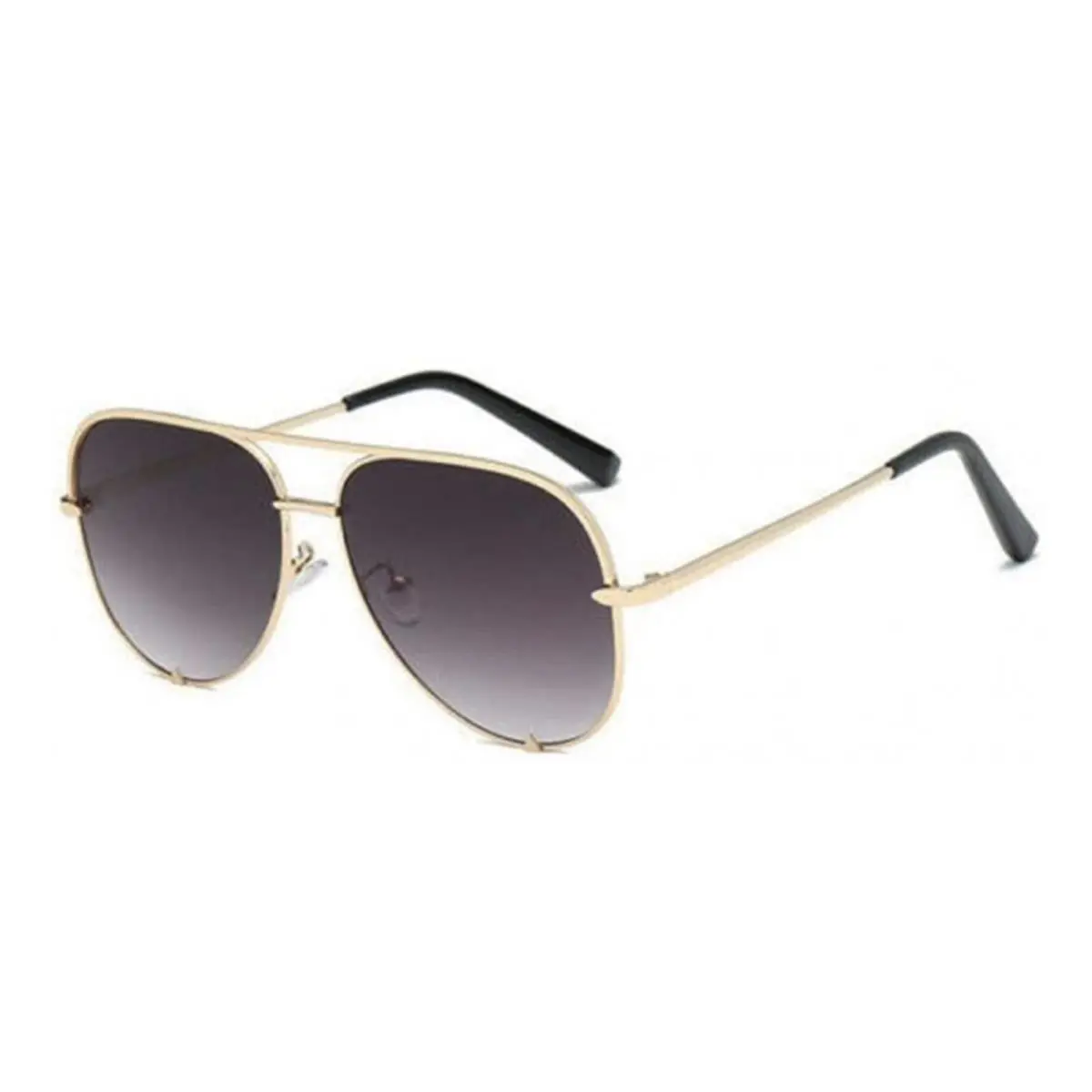 Quay Australia Desi Perkins Sahara Aviator Gold Gradient Sunglasses