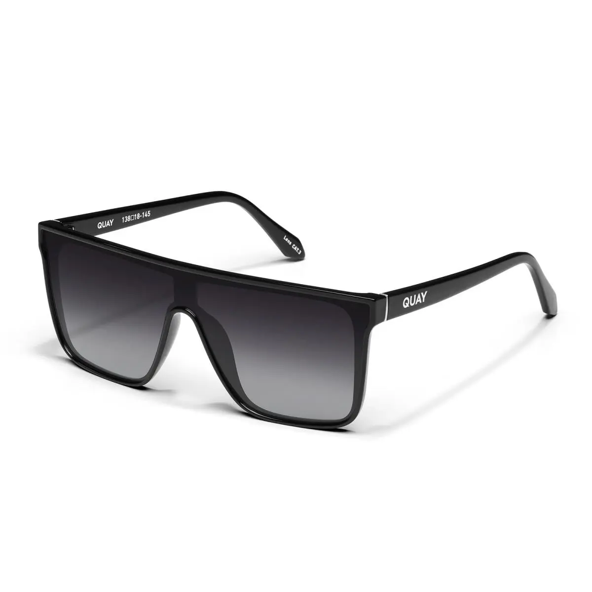 Quay Nightfall Medium Nonpolarized Unixex Shield Sunglasses by QUAY
