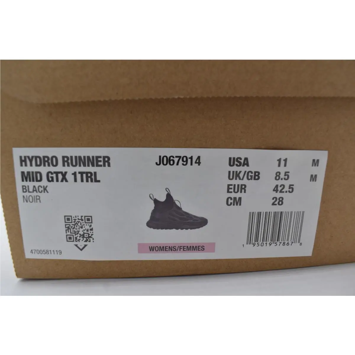 Merrell shoes - Merrell Hydro Runner - Hydro Runner - J067914 - Black (UPC: 195019578678) 9